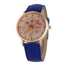 Cartoon Watch Women Fashion Casual Watch Little Cat Pattern Wristwatch Quartz Dress Vogue Watches reloj mujer J4U66