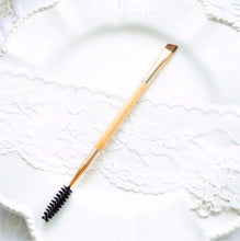 ComingMakeup Bamboo Handle Double Eyebrow Brush + Eyebrow Comb Set J4U66