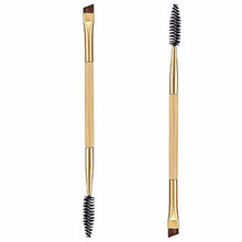 ComingMakeup Bamboo Handle Double Eyebrow Brush + Eyebrow Comb Set J4U66