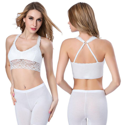 Coming Sexy Women Tank Lace Floral Unpadded Bralette Bralet Bra Bustier Crop Top Cami Tank  J4U66