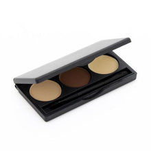 Eyebrow Powder Eye Brow Palette Cosmetic Makeup Shading Kit Brush Mirror  J4U66