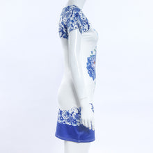 Fashion Dress women mini dress O-Neck sexy nightclub dress Casual Party Bodycon Pencil Sheath Dress J4U66