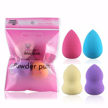 Fashion 4pc Pro Mini Beauty Flawless Makeup Blender Foundation Puff Multi Shape Sponges  J4U66