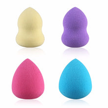 Fashion 4pc Pro Mini Beauty Flawless Makeup Blender Foundation Puff Multi Shape Sponges  J4U66
