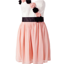 Fashion Sexy Women Vestidos Floral Chiffon Lace Backless Prom Wedding Mini Dresses PromotionClothing J4U66
