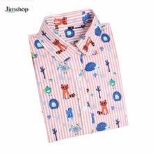 Floral Long Sleeve Vintage Blouse Cherry Turn Down Collar Shirt Blusas Feminino Ladies Blouses Womens Tops Fashion J4U66
