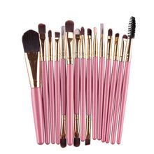 Professional 15pcs Eye Shadow Foundation Eyebrow Lip Brush Makeup Brushes Comestic Tool 1 Set J4U66