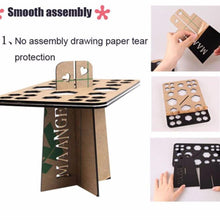 Makeup Folding Collapsible Air Drying Cosmetic Brush Organizing Tree Rack Holder  J4U66