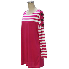 Personality Loose And Comfortable Long Sleeved Button Fringe Dress  J4U66