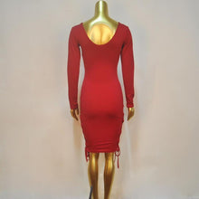 Womens Sexy Dress Long Sleeve Bandage Bodycon Dress  J4U66