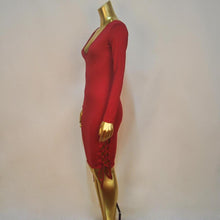 Womens Sexy Dress Long Sleeve Bandage Bodycon Dress  J4U66