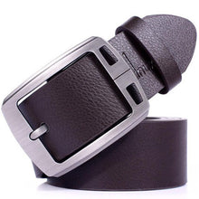 brand Belt Fashion Automatic Buckle wode Leather men belt 125cm Luxury belts for men waistband J4U66