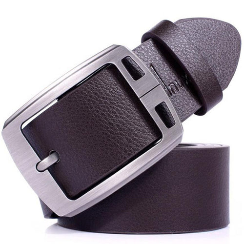 brand Belt Fashion Automatic Buckle wode Leather men belt 125cm Luxury belts for men waistband J4U66