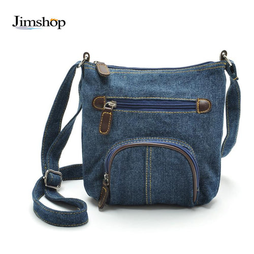 brand Crossbody Bags Womens small bolsos mujer Denim Cowboy Satchel Shoulder Messenger Bag J4U66