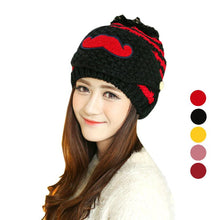 Cute gorro invierno Beard Hat For Women Fashion Beanies with Mouth Mask Hat Knit Cap Face Warm Ear Cap J4U66