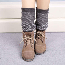Korean Women Lady Knitted Crochet Socks Leg Boots Warmer Cover Leggings Fast shipping J4U66