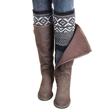 Korean Women Lady Knitted Crochet Socks Leg Boots Warmer Cover Leggings Fast shipping J4U66