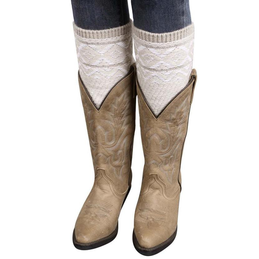 Korean Women Lady Knitted Crochet Socks Leg Boots Warmer Cover Leggings Fast shipping J4U66