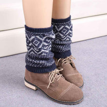 Korean Women Lady Knitted Crochet Socks Leg Boots Warmer Cover Leggings Fast shipping J4U66