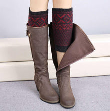 Korean Women Lady Knitted Crochet Socks Leg Boots Warmer Cover Leggings Fast shipping J4U66