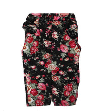 OccidentFlowers Printing Girls Sleeveless Black Shirt Pants Scarf Printing Piece Fast Shipping J4U66