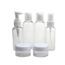 Portable 6pc Transparent Plasic Travel Kit Make Up Spray Bottle Refillable Bottles Cosmetic Bottles Fast Shipping J4U66