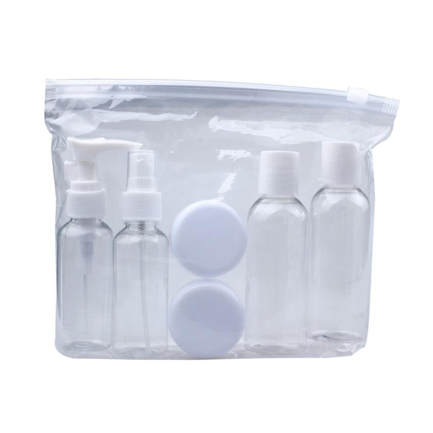 Portable 6pc Transparent Plasic Travel Kit Make Up Spray Bottle Refillable Bottles Cosmetic Bottles Fast Shipping J4U66