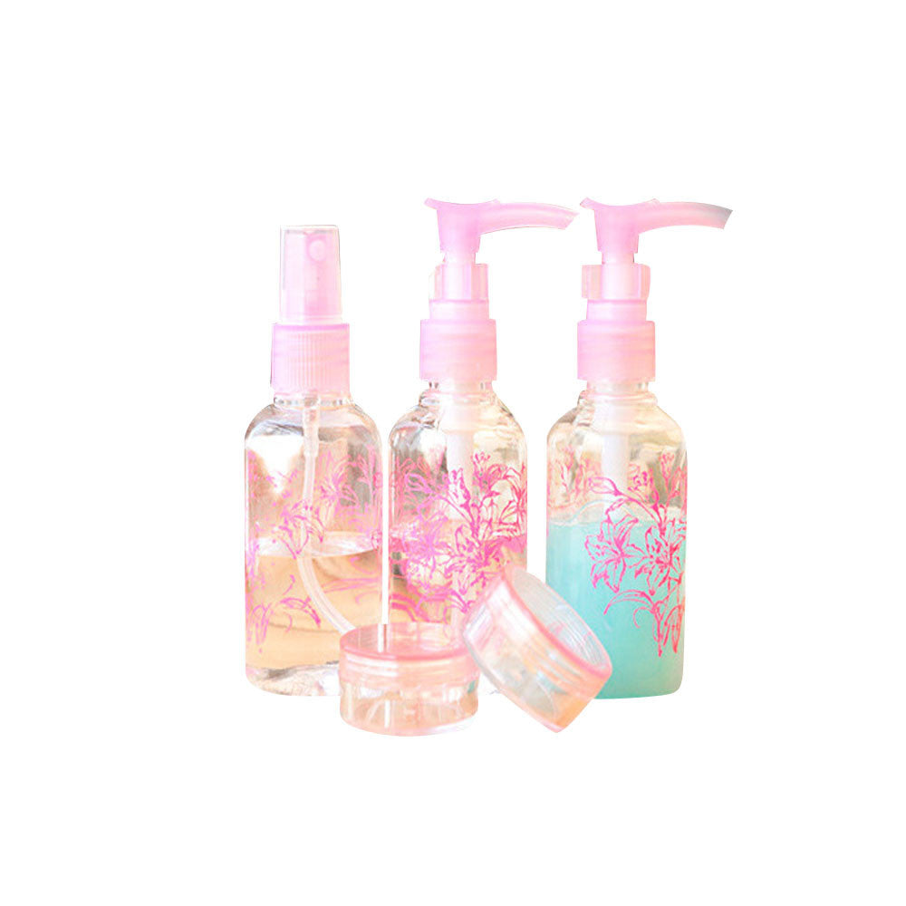 Portable Mini 5pc Travel Camping Perfume Lotion Cream Empty Bottle Sample Holder Cosmetic Bottles Fast Shipping J4U66