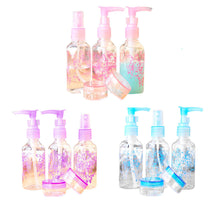Portable Mini 5pc Travel Camping Perfume Lotion Cream Empty Bottle Sample Holder Cosmetic Bottles Fast Shipping J4U66