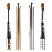 Pro 2pc Makeup Brushes Set Powder Foundation Eyeshadow Eyeliner Lip Brush Cosmetic Kit Beauty Tool Glod/Sliver J4U66