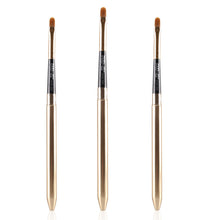 Pro 2pc Makeup Brushes Set Powder Foundation Eyeshadow Eyeliner Lip Brush Cosmetic Kit Beauty Tool Glod/Sliver J4U66
