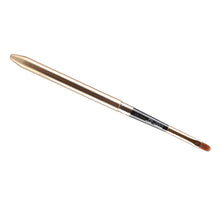 Pro 2pc Makeup Brushes Set Powder Foundation Eyeshadow Eyeliner Lip Brush Cosmetic Kit Beauty Tool Glod/Sliver J4U66