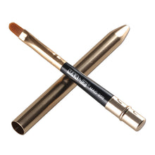 Pro 2pc Makeup Brushes Set Powder Foundation Eyeshadow Eyeliner Lip Brush Cosmetic Kit Beauty Tool Glod/Sliver J4U66