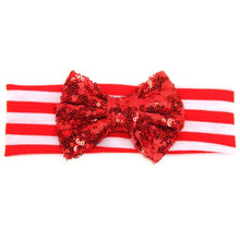 Shining sequin Bowknot Headband Baby infant flower Girls Bow Headband Toddler hair bands J4U66