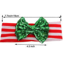 Shining sequin Bowknot Headband Baby infant flower Girls Bow Headband Toddler hair bands J4U66