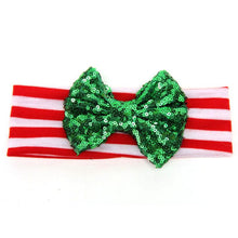 Shining sequin Bowknot Headband Baby infant flower Girls Bow Headband Toddler hair bands J4U66