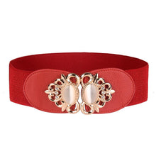 Retro Stretch Wide Elastic Belt Women Fashion Lady Gem Decorations Set Dress Adornment For Women  J4U66