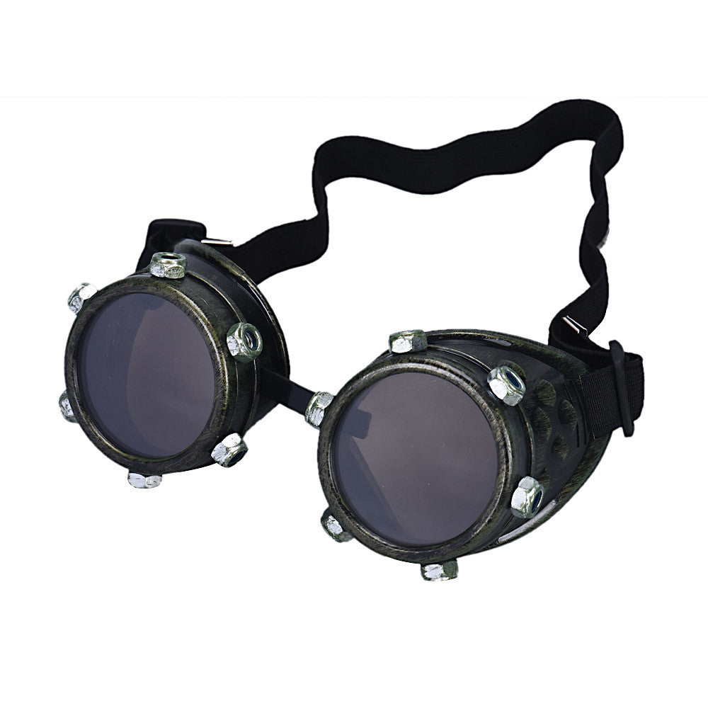 Steampunk Windproof DIY Interchangeable Lens Punk Glasses Props Fast Shipping J4U66