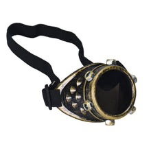 Steampunk Windproof DIY Lens Left Eye Punk Glasses Props  J4U66