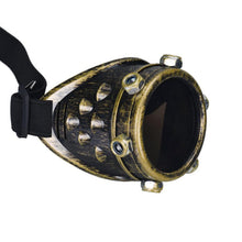 Steampunk Windproof DIY Lens Left Eye Punk Glasses Props  J4U66