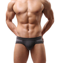 Mens Sexy Underwear Low Waist Cotton Briefs Underpants for Men L XL XLL Fast Shipping J4U66