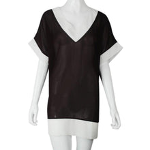 Women Chiffon V-neck Mini Beach DressCover Loose Dresses Fast Shipping J4U66