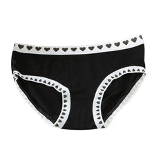 Sweet Heart Bamboo Fiber Underwear Briefs Women Sexy Seamless Panties J4U66