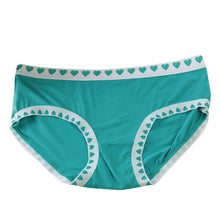 Sweet Heart Bamboo Fiber Underwear Briefs Women Sexy Seamless Panties J4U66