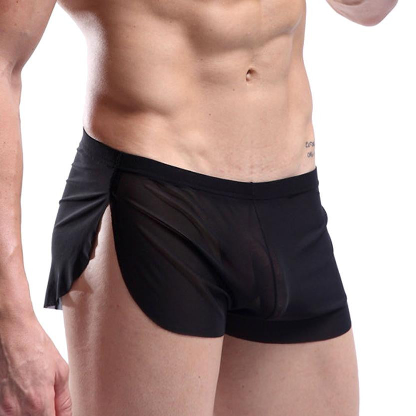 Underwear Men Sexy Comfy Shorts Cotton Fashion Mens Boxer Sexy Man//Gay/Boy Underpants Cueca Boxer  J4U66