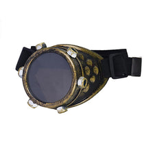 Unisex Women Steampunk Windproof DIY Lens Right Eye Punk Glasses Props  J4U66