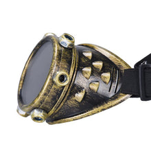Unisex Women Steampunk Windproof DIY Lens Right Eye Punk Glasses Props  J4U66