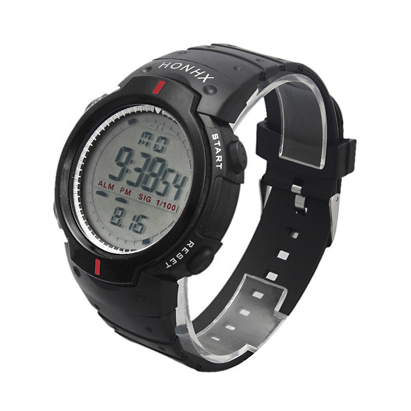 Waterproof Outdoor Sports Digital LED Quartz Wrist Watch Men Mountaineering Watches  J4U66