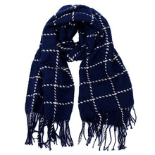 Wide Tassel Big Pashmina Fashion Plaid Cashmere Women Long Scarf Women Soft Wrap Shawl  J4U66