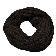 Knitted Circle Wool Scarf Shawl Wrap Warm Collar J4U66